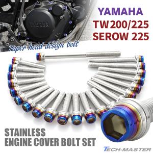 YAMAHA TW200/225 セロー225 エンジンカバー クランクケース