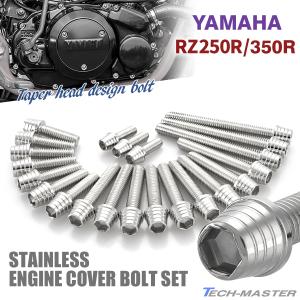 TECHーMASTER RZ250/350 エンジンカバー クランクケース ボルト 25本