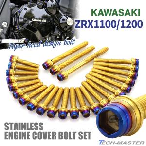 タケシ出品 カワサキ ZRX1200/DAEG ZRX1100専用 ボルト エンジンカバー