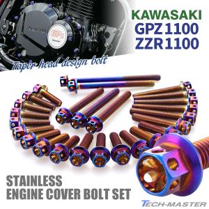 詰め100 カワサキ GPZ1100 ZZR1100 エンジンカバー クランクケース
