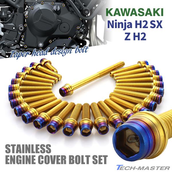 Z H2/Ninja H2 SX/H2 SX SE/H2 SX SE+ エンジンカバー クランクケー...