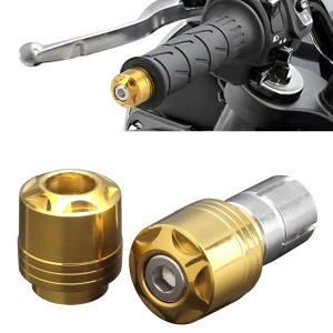 バイク バーエンド キャップ ステンレス グリップエンド ロングスター