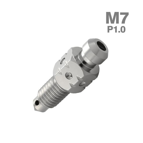 エアブリーダー スクリュー ステンレス製 M7 P1.0 エアブリード シルバーカラー TH0619