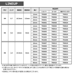 ステンレスボルト M6×20mm P1.0 シ...の詳細画像4