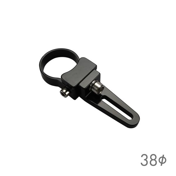 ライト ブラケット ステー アルミ製 パイプステー 360度回転 適合パイプ径 38mm VZ027