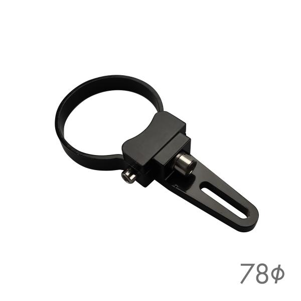 ライト ブラケット ステー アルミ製 パイプステー 360度回転 適合パイプ径 64mm VZ030