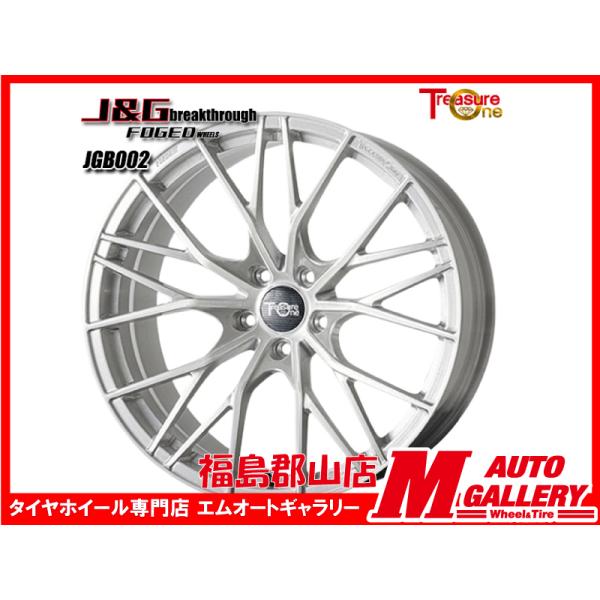 郡山店 新品 ホイール4本セット 鍛造J&amp;G JGB002  21x9.0J +33 5H114.3...
