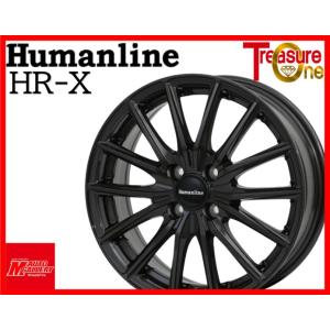 加須大桑店 新品 ホイール4本セット ヒューマンラインHRX  14x4.5J +45 4H100 ...