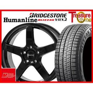 加須大桑 新品 スタッドレスタイヤホイールセット ヒューマンライン HS-09 16x6.5J 48...
