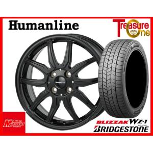 加須大桑 新品 スタッドレスタイヤホイールセット ヒューマンライン HR-3 14x4.5J 45 ...