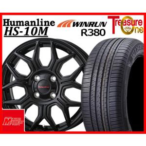加須大桑 新品 サマータイヤホイールセット ヒューマンライン HS-10M 14x4.5J 45 4...