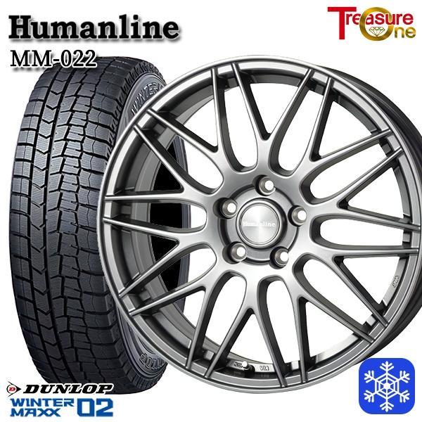 福島西数量限定新品 冬セット ヒューマンライン MM-022 17x7.0J  5H114.3 ダン...