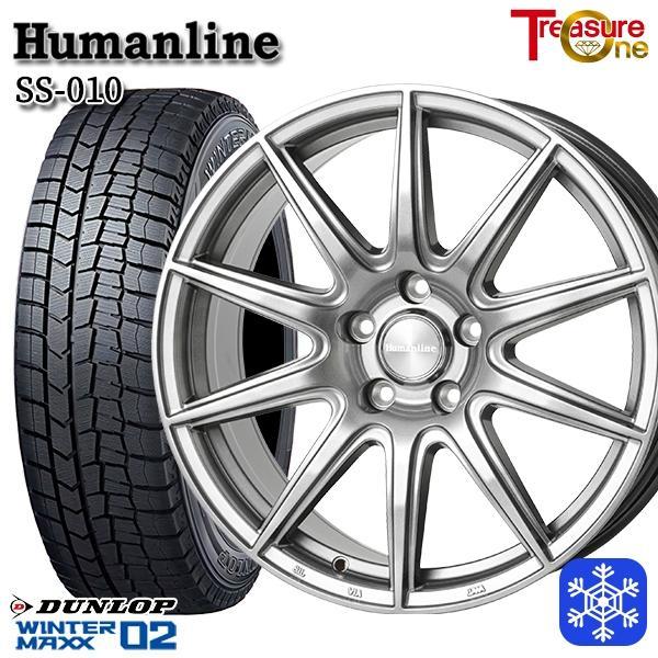 福島西数量限定新品 冬セット ヒューマンライン SS-010 17x7.0J  5H114.3 ダン...