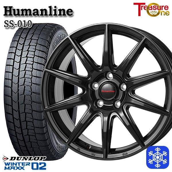 福島西数量限定新品 冬セット ヒューマンライン SS-010 17x7.0J  5H114.3 ダン...