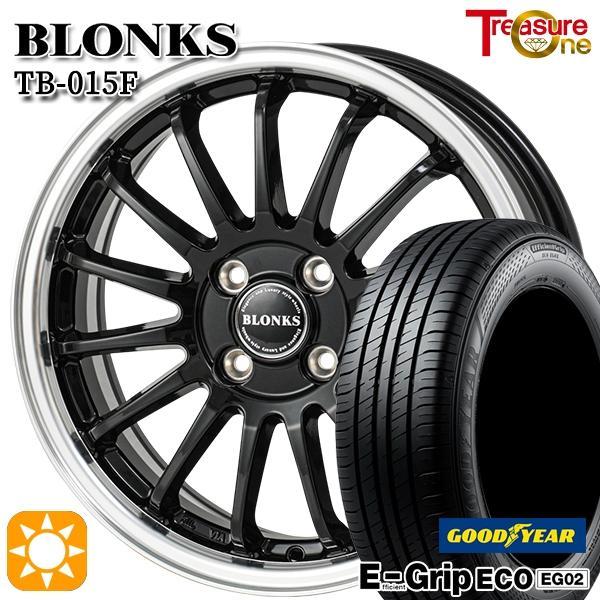 師岡 新品一台分 夏セット BLONKS TB-015F 14x5.5J 4H100 BK/RP G...
