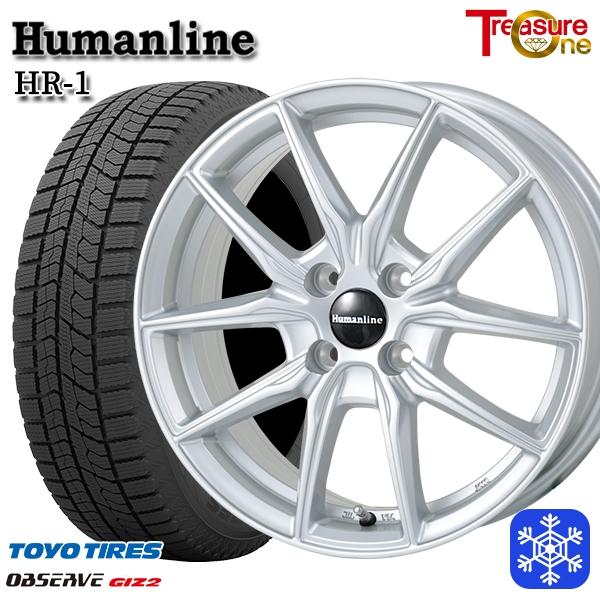 大田原 ホイール 冬セット ヒューマンライン HR-1  14x4.5J +45 4H100 トーヨ...