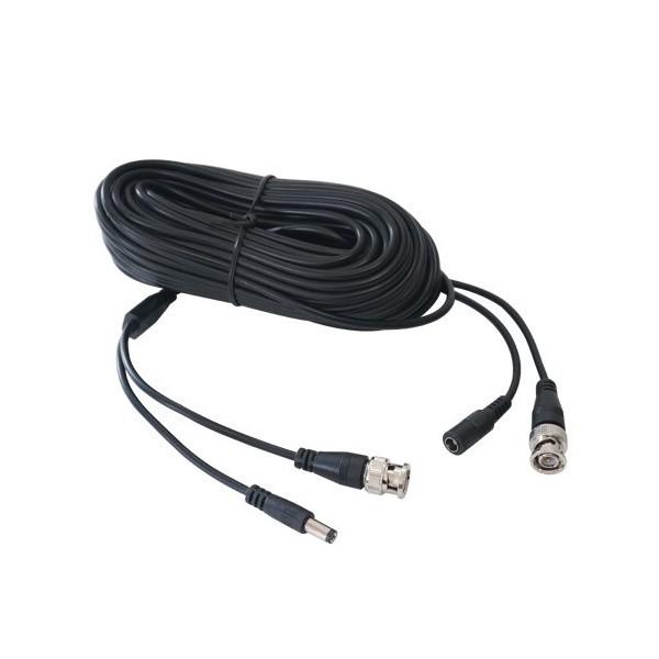 BNCケーブル 18m 防犯カメラ・監視カメラ用 映像・電源配線ケーブル