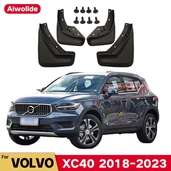 マッドガード ボルボ XC40 マッドフラップ モーターサイクル アクセサリー フロント リア ホイ...