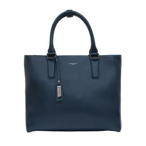 トートバッグ メンズ レザー 青 ブルー } KATHARINE HAMNETT LONDON キャサリンハムネット トートバッグ（L）BLUE KH1628（232061）ビジネスバッグ 入社｜tn-square