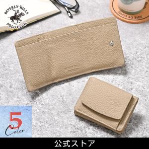 ビバリーヒルズポロクラブ BEVERLY HILLS POLO CLUB BHPC コンパクト折財布 BHG5000 牛革 くすみカラー かわいい シンプル レジャー｜tn-square