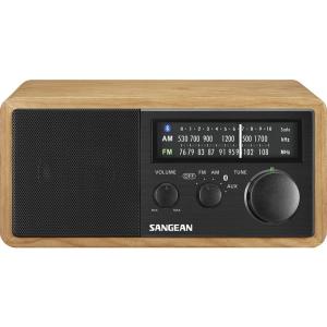 SANGEAN FM/AMラジオ対応 ブルートゥーススピーカー チェリー/ブラック WR-302 ［Bluetooth対応］｜tn19-store