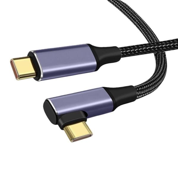 USB C ケーブル L字 0.5M Type-C L型 PD対応 100W急速充電/ USB 3....
