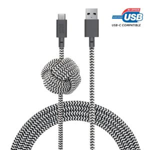NATIVE UNION ネイティブユニオン NIGHT Cable USB-C to USB-A 高耐久 急速充電ケーブル アンカーノット｜tn19-store