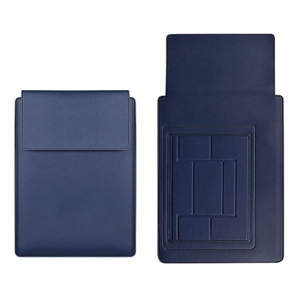 ノートPCケース 13 青色 スタンド付 13-13.3インチ Macbook用 Surface用 ...