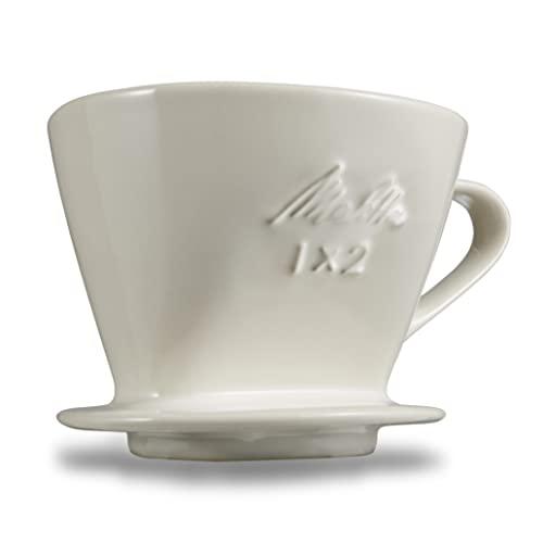 メリタ(Melitta) コーヒー ドリッパー 陶器製 日本製 計量スプーン付き 2~4杯用 オフホ...