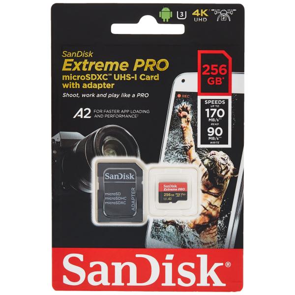 SanDisk ( サンディスク ) 256GB Extreme PRO microSDXC A2 ...