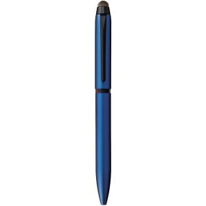 三菱鉛筆 3色ボールペン&タッチペン ジェットストリームスタイラス 回転繰り出し式 0.5 ネイビー 書きやすい SXE3T18005P9｜tne-store