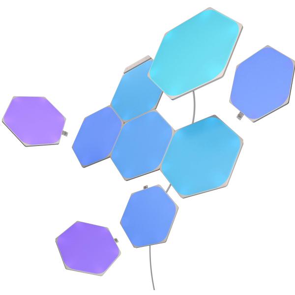 Nanoleaf(ナノリーフ) Shapes Hexagon (シェイプス ヘキサゴン) 9枚入り ...