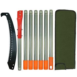 3.2m 高枝切りバサミ ねじスタイル 7段階 高さ調節 手動剪定のこぎり