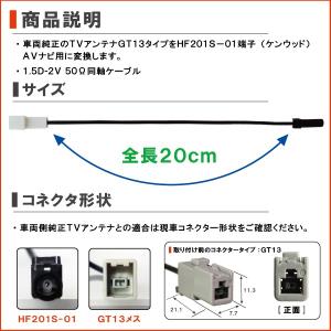 車両純正 TVアンテナ GT13 タイプ を ...の詳細画像2