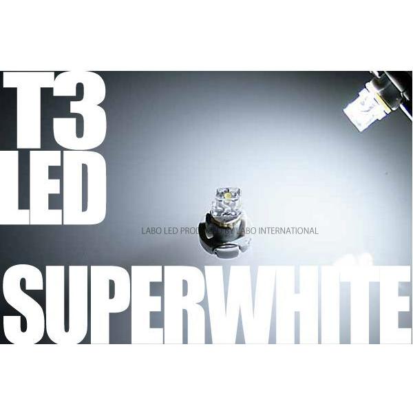 LED ライト 車 T3 エアコンパネル メーター球 青 ブルー 2個セット