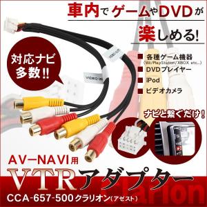 VTR ケーブル クラリオン Clarion CCA-657-500 同等品 外部入力 12ピン｜tns