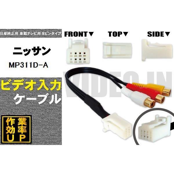 保証付き 日産 MP311D-A 用 外部入力 VTR ケーブル NISSAN