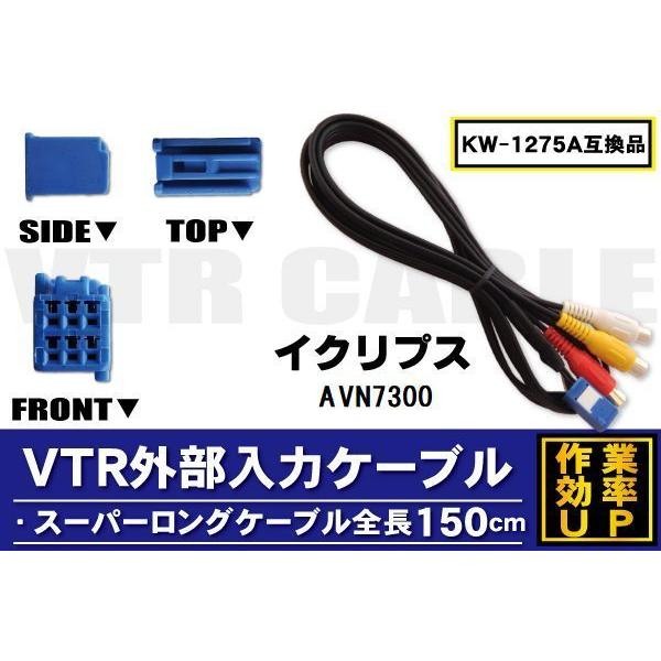 KW-1275A 同等品 VTR外部入力ケーブル イクリプス ECLIPSE AVN7300 対応 ...