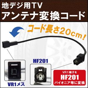 ケンウッド 車両純正 TVアンテナ VR1 タイプ を 等の HF201S-01 端子