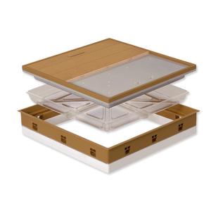 SPF-R6060C アイボリー　城東テクノ　高気密型床下点検口【標準型】 JOTO 城東テクノ 高気密型床下点検口(標準型) SPF-R6060F12-IV