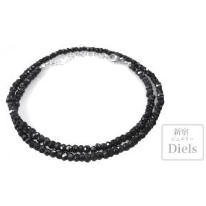 ブラックスピネル ネックレス 本物 証書付き