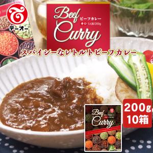 テーオー食品 レトルト ビーフカレー 200g 10食セット