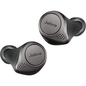 Jabra 完全ワイヤレスイヤホン Elite 75t チタニウムブラック IP55 Bluetooth　5.0 マルチポイント対応