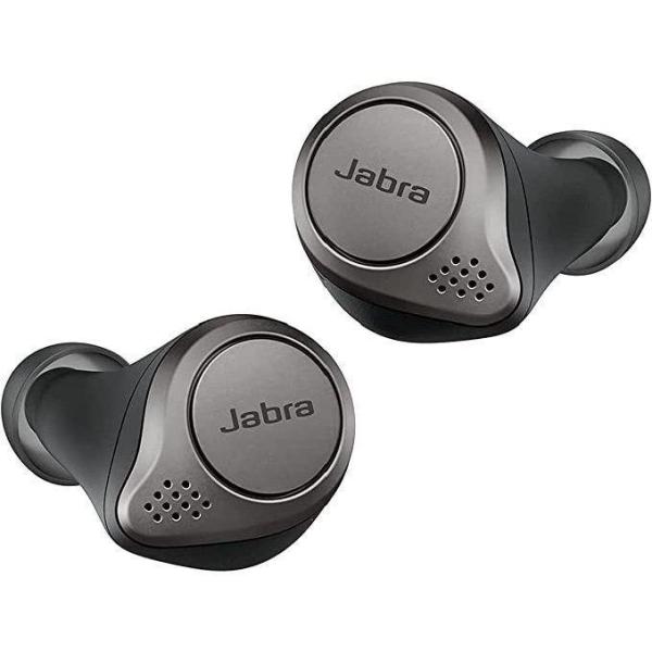 Jabra 完全ワイヤレスイヤホン Elite 75t チタニウムブラック IP55 Bluetoo...