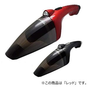 Mitsukin 三金商事 車載用 Wet＆Dry ハンディークリーナー シガー電源方式 LEDライト搭載 紙パック不要 レッド CL-H01-RE｜to-rulease