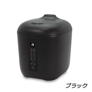 ROOMMATE コンパクト炊飯器 GOHANDAKI 多機能炊飯器 RM-102TE-BK ブラック 2合炊き｜to-rulease