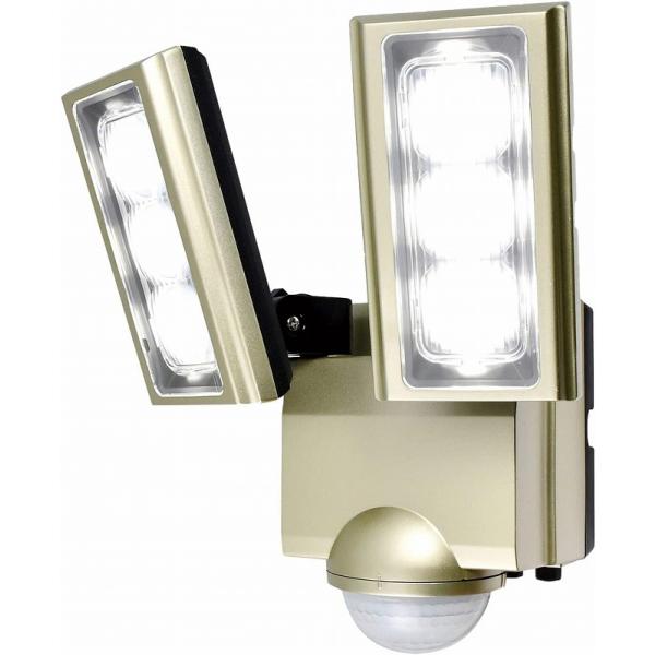 ELPA　LEDセンサーライト　防犯ライト　AC2灯　ESL-ST1202AC　エルパ　朝日電器　屋...