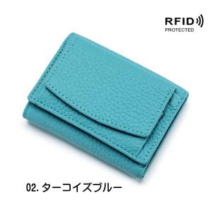 ミニ財布 三つ折り 財布 コンパクト財布 レデ...の詳細画像4