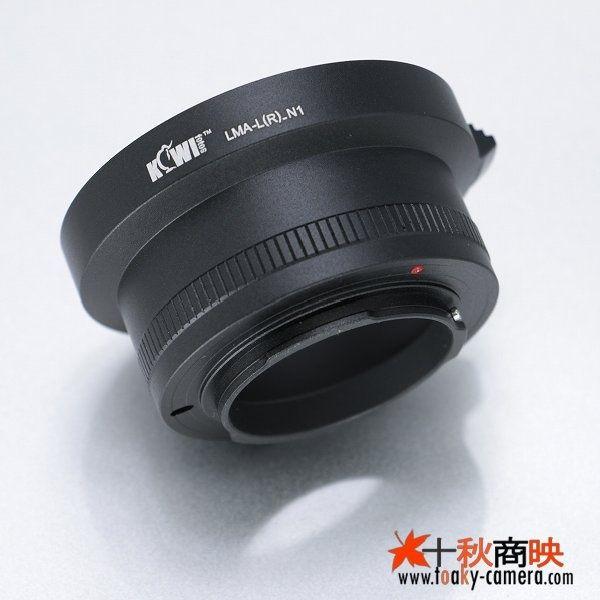 ♪ KIWIFOTOS製 ライカ Leica Rレンズ → ニコン１ Nikon 1 シリーズ カメ...