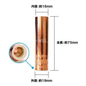 CO2トーチ 200A ノズル ストレート式 ...の詳細画像1